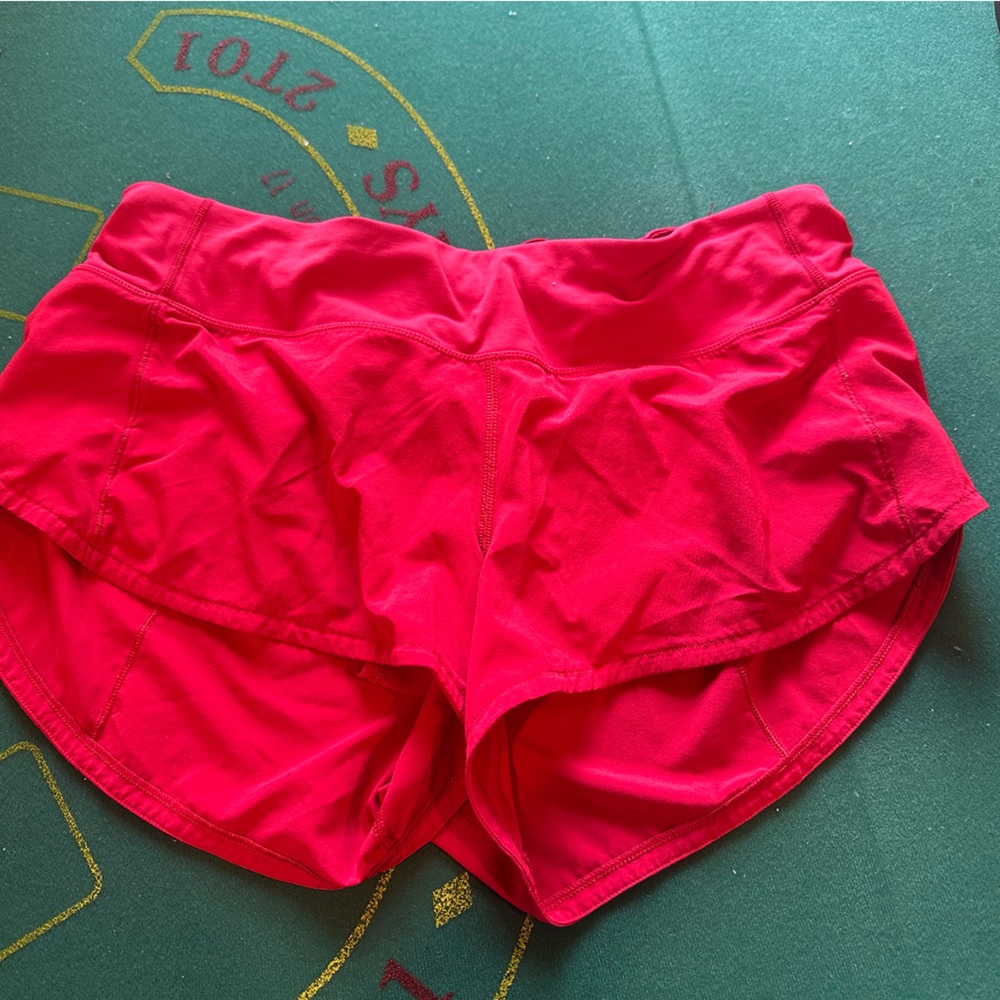 lululemon athletica Women's Red Shorts